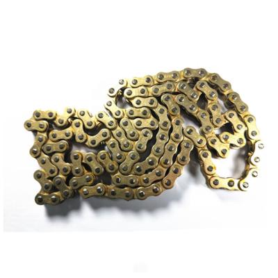 China 40MN Or A3 Steel Chain Motorcycle 420 420H 428 428H Gold Filled Chain Sprocket for sale