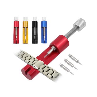 China Metal Stainless Steel Watch Band Link Pin Remover Adjusting Meter Watch Strap Pepair Tool Kit for sale