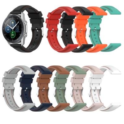 China Rubber Replacement Straps Silicone Watch Band For Samsung Galaxy Watch 3 Band Fashion 41mm 45mm for sale