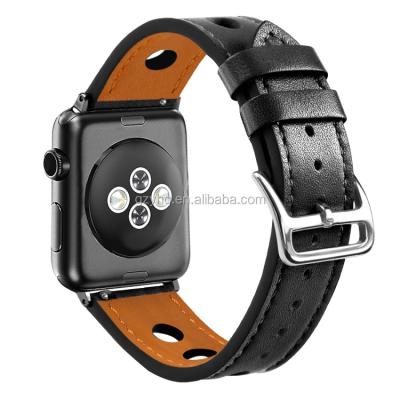 China leather factory directly for iwatch band strap leather watch adapter price of apple watch band leather for sale