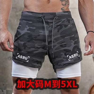 China 2022 Wholesale QUICK DRY running shorts men's sport tights short 2 in 1men's shorts for sale