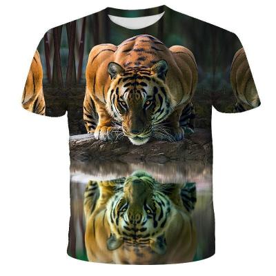 China 2022 new design Anti-wrinkle in the round neck t-shirt men's 3d printing machine short sleeve t-shirt men's t-shirt for sale