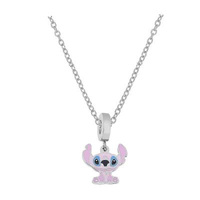 China HC 2022 New Hot Sale Stainless Steel Jewelry Cute Cartoon Stitch Necklace Other Pendant Necklace Friend Gift for sale