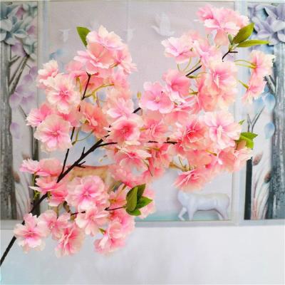 China Wholesale White Wedding Artificial Flowers Cherry Blossom Wedding and Party Decoration Arch Decorative Flowers for sale