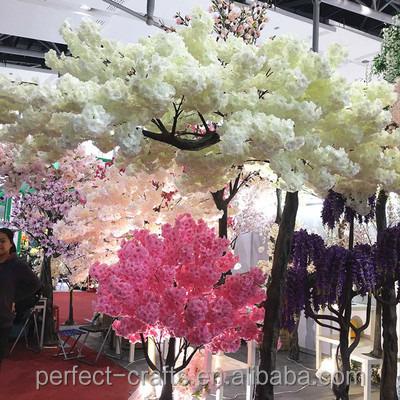 China Eco-friendly Artificial Cherry Blossom Tree Porcelain Home Decor And Wedding Decoration for sale