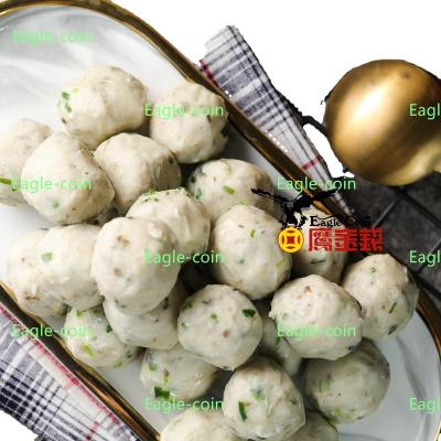 China Healthy Fish Ball Snacks Seafood Snacks Low Fat Frozen Shallot Flavor for sale