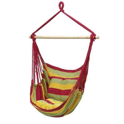 China Factory Custom Adult Hanging Chair Portable Outdoor Swing Chair Balcony Canvas Indoor Indoor Home Hammock for sale