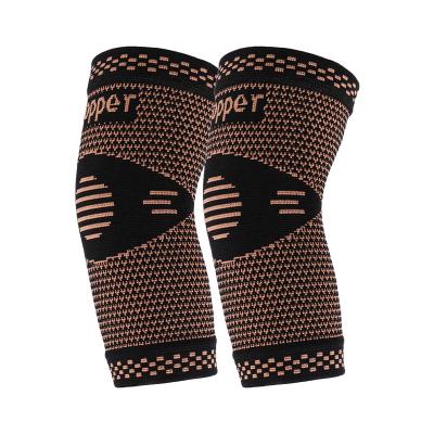 China Comfortable Breathe Free New Men And Women Arm Lengthening Breathable Riding Sweat With Copper Wire Elbow Protector Outdoor Sports Elbow Brace for sale