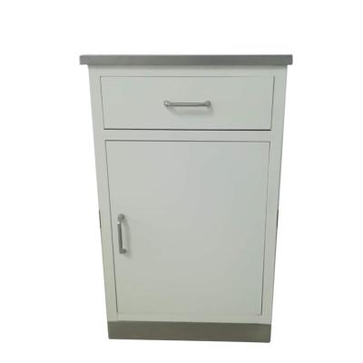 China Medical Bedside Table Hospital Bedside Cabinet Plastic Three Layer Premium Quality for sale