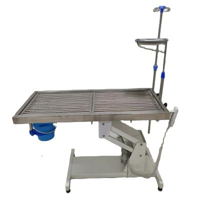 China Pet Clinic Stainless Steel Veterinarian Surgical Table Surgical Table 1200 mm* 800 mm for sale