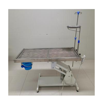 China Small Animals Stainless Steel Veterinary Surgical Veterinary Table Surgical Table 1200 mm* 800 mm for sale