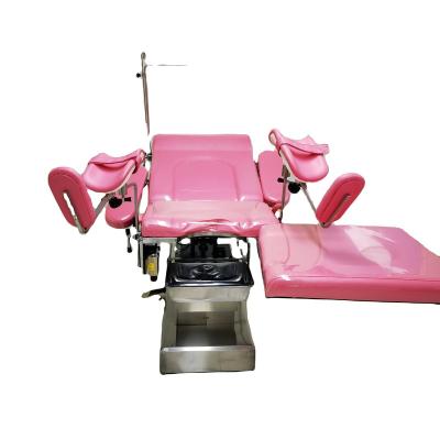 China Low Price Steel Material Steel Material Examination Bed Chair Gynecological Tables for sale