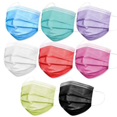 China All Surgical Face Mask Pink Color Face Mask Surgical Flat Medical Mask With Design for sale