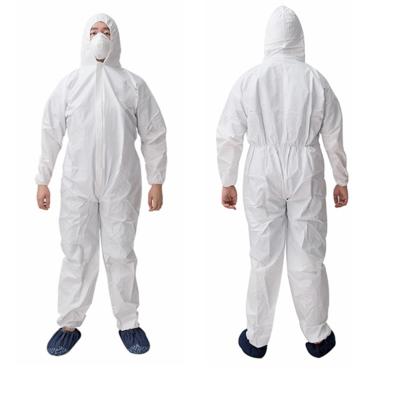 China Disposable Work Protection Polypropylene Lab Coats Disposable Coverall Uniform Sugical Gown for sale