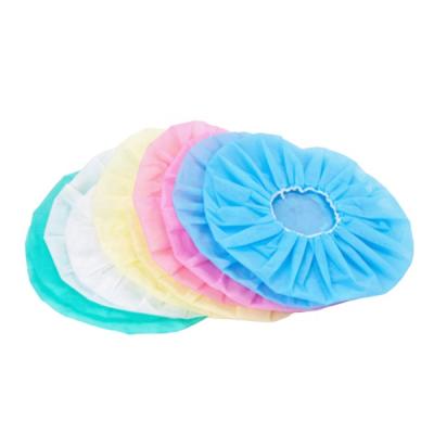 China Wholesale Disposable Nonwoven Round Disposable Blow Up Cap Head Cover Personal Care Cap Factory Made for sale