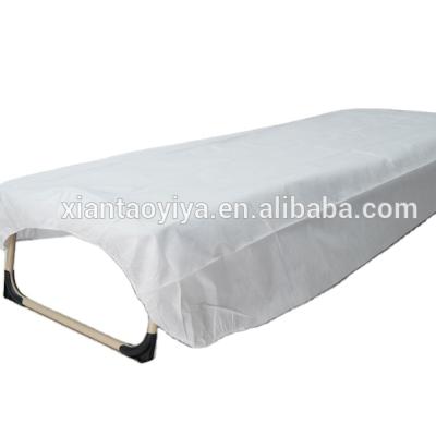 China industry/hospital/beauty salon disposable nonwoven sheet, with elastic, mattress cover, massage bed cover for sale