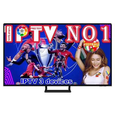 China Best Stable IPTV M3u 3 Devices Free Test Iptv Code 12 month German Spain Europe Ip tv Subscription 4K for Android TVBOX Smarters Europe for sale