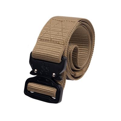 China Molle Nylon + Airplane-Grade Aluminum Nylon Military Tactical Belt Heavy Duty Casual Belt with Automatic Buckle for sale