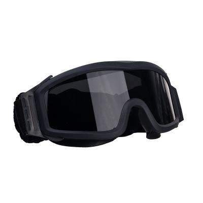 China Airsoft Military Outdoor Goggles PC 3 Glasses Army Sunglasses Tactical Helmet Fog Goggles for sale