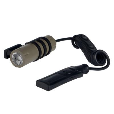 China Universal Aluminum LED Flashlight Metal Tactical Flashlight with Offset Angled Ring Mount 20mm Picatinny Fence Handheld for sale