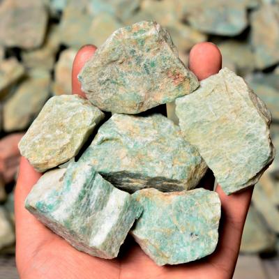 China China Wholesale Bulk Rough Crystals Amazonite Quartz Healing Tumbled Stones Raw Crystals Mix for sale