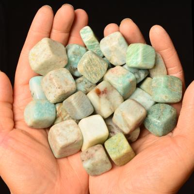 China China Wholesale Bulk Raw Crystals Polished Natural Stone Amazonite Healing Stones Reiki for sale