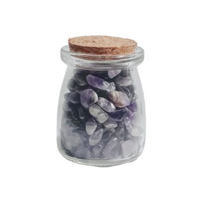 China China Natural Crystal Chip Gravel bottled bulk quartz cuarzo reiki 7-11mm wholesale healing amethyst stones for sale