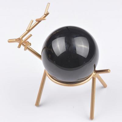 China Widely used feng shui natural crystal balls china obsidian ball crystal ball ornament home decor for sale