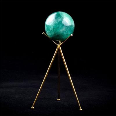 China China Green Fluorite Ball Quality Guaranteed Crystal Ball Centerpiece Stone Crystal Ball Bauble Ornament for sale