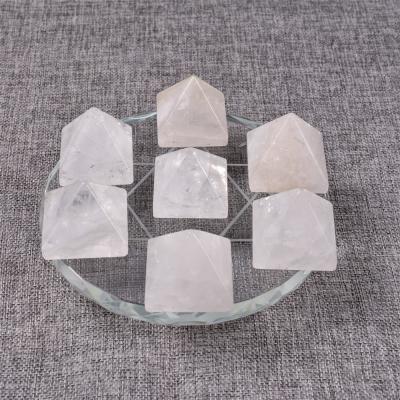 China Chakras Mind Crystal Quartz Crystal Obsidian Pyramid Meditation Spiritual Natural White Human Energy China Healing for sale