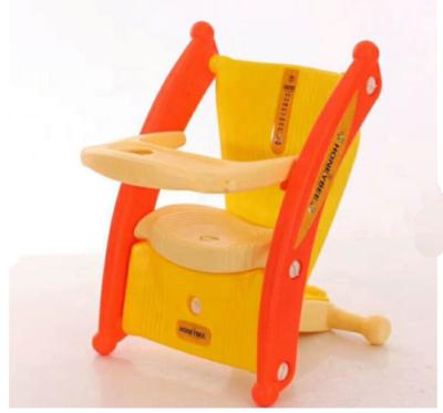 China 2019 Most Popular Plastic Baby Table And Chair Good Air Permeability Anti-toxic And Anti-fouling Fabric Children Dining Chair Baby Umpire Chair for sale