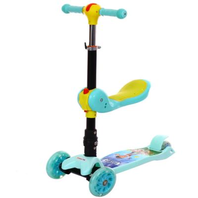 China New Model Eco-friendly Material Three In One Kids Scooter 3 Wheel Kids Scooter Sit Down Scooter For Kids for sale