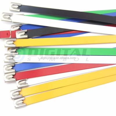 China SS 316 Stainless Steel Steel Cable Ties For Mine, Boat, Oil, Electric, Computer, Wire Harness, Etc. for sale