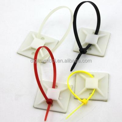 China TOP Selling Nylon Any Size Push Mount Wire Cable Tie Base for sale