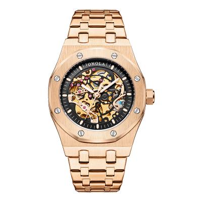 China Chronograph Belief Time 3811 can customize to fashion square brand luxury men's mechanical watch sports frame quartz waterproof men's watch for sale