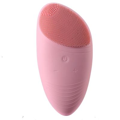 China Mini Electric Brush Private Label Silicone Facial Cleansing Waterproof Facial Cleansing Brush for sale