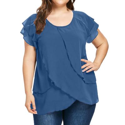 China Anti-pilling shirts for plus size women shirts for women loose blouses plus size 5xl shirts for woman for sale