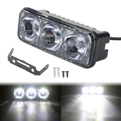 China Turn Signal Car Modified General LED Daytime Running Lights 3 LED Motorcycle Lights Turn Signal Warning Lights for sale