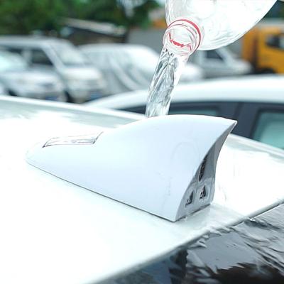 China Universal Waterproof Car Auto Waterproof Auto Antenna Shark Fin LED Radio Antenna Decorative Light With Stickers for sale