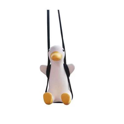 China Cute / Cartoon Car Interior Accessories Popular Pendant Dangle Duck Pendant for sale