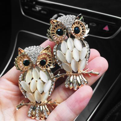 China New Owl Car Diffuser Perfume Diamond Car Vent Clip Diffuser Decoration Car Interior Air Freshener Car Accessories for sale