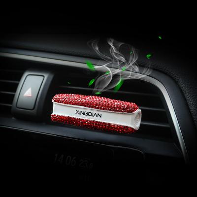 China Diamond Car Air Condition Solid Perfume Auto Smell Car Seasoning Custom Air Freshener With Picture for sale