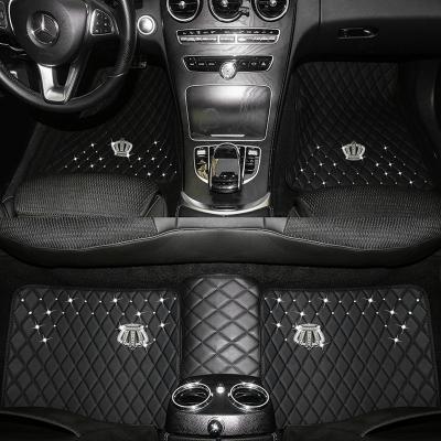 China Diamond Diamond Custom Car Floor Mats for Most Car Models Universal Car Floor Mats for sale