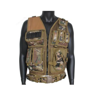 China 600D Police Army Chest/Military PVC Protect Pockets Factory CamouflageTactico Security Airsoft Military Vest for sale