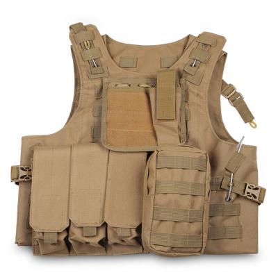 China Assault 600D/PVC Molle Plate Carrier Vest Outdoor Army Military Tactical Vest Navy Military Vest For Protection for sale