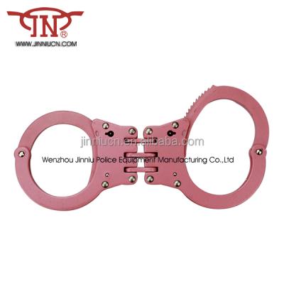 China High Quality Carbon Steel Handcuffs Color Handcuffs Hinged Handcuffs for sale