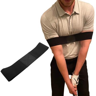 China Golf Sports Amazon Hot Sale Custom Golf Training Arm Band Elastic Band Golf Swing Training Aid for sale