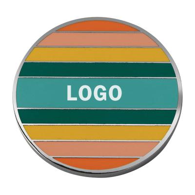 China Golf Sports New Design Golf Accessories Hot Sensitive Coastal Enamel Magnetic Golf Ball Marker Amazon Sale Golf Ball Marker for sale