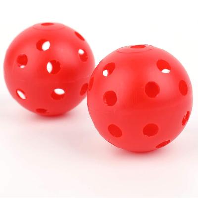 China Golf Sports Hot Sale Amazon Golf Ball Cavity Hot Popular Plastic Golf Ball Airflow Red Golf Balls for sale