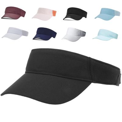 China Wholesale Golf Sports Sun Visor Cap Outdoor Sports Hats Gorras Women Men Fashion UV Protection Color Sun Visor Hat for sale